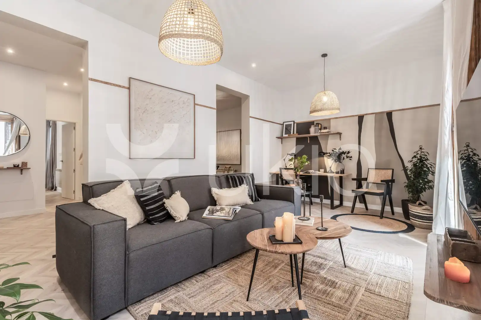 Sala de estar de Apartamento de alquiler en Centro