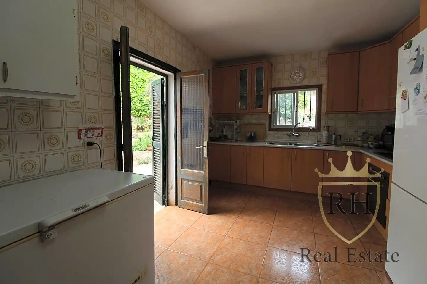 Cuina de Casa o xalet en venda en Pollença amb Aire condicionat, Jardí privat i Terrassa