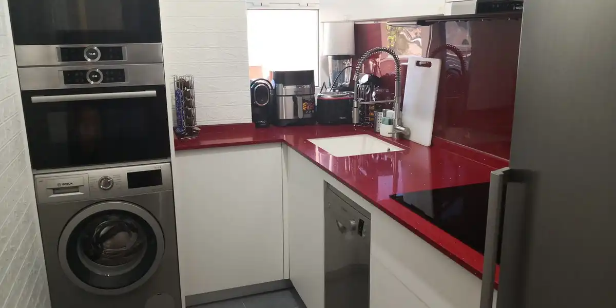 Kitchen of Apartments for sale in Benalmádena  with Air Conditioner, Heating and Terrace