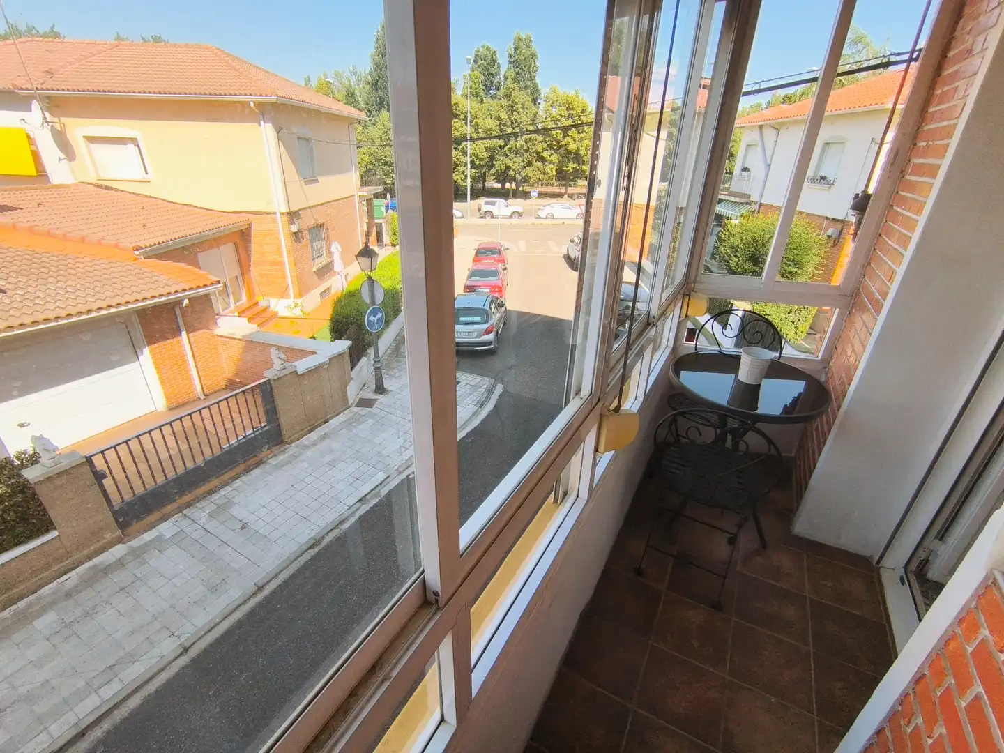 Terrasse von Wohnung zur Miete in Palencia mit Heizung, Parkett und Terrasse