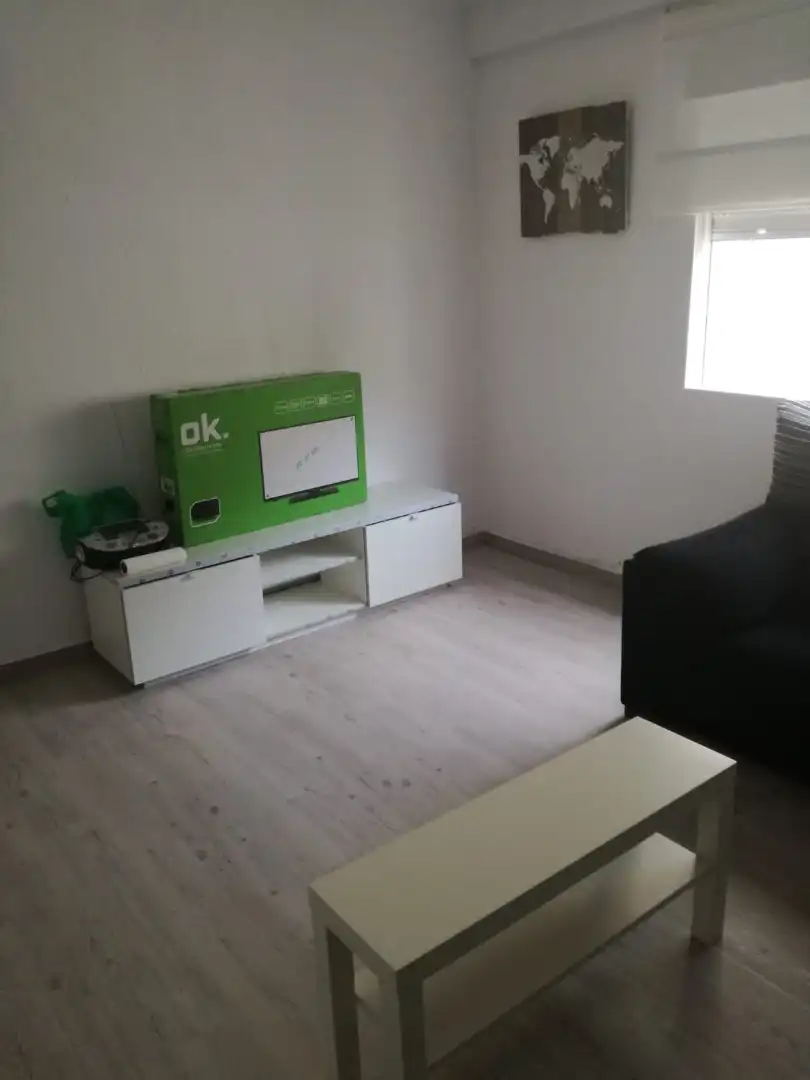 Living room of Flat for sale in Valencia  with Air Conditioner, Parquet flooring and Furnished