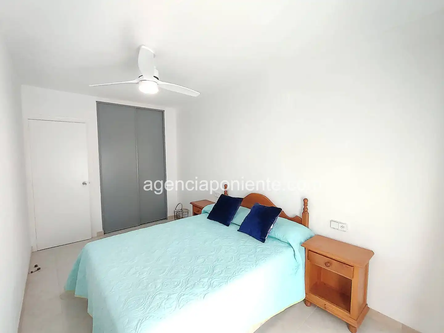 Schlafzimmer von Wohnung zur Miete in Villajoyosa / La Vila Joiosa mit Klimaanlage, Heizung und Terrasse