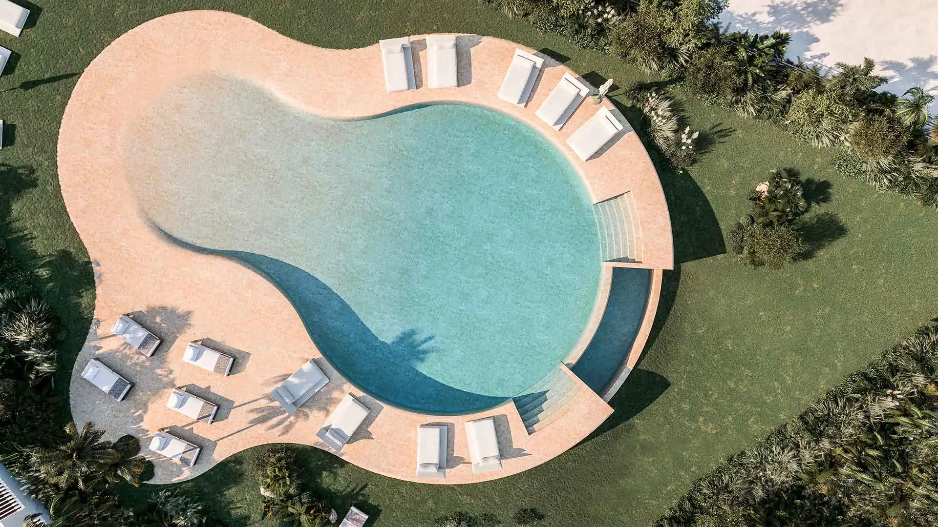 Swimming pool of Apartments for sale in Benamara - Atalaya