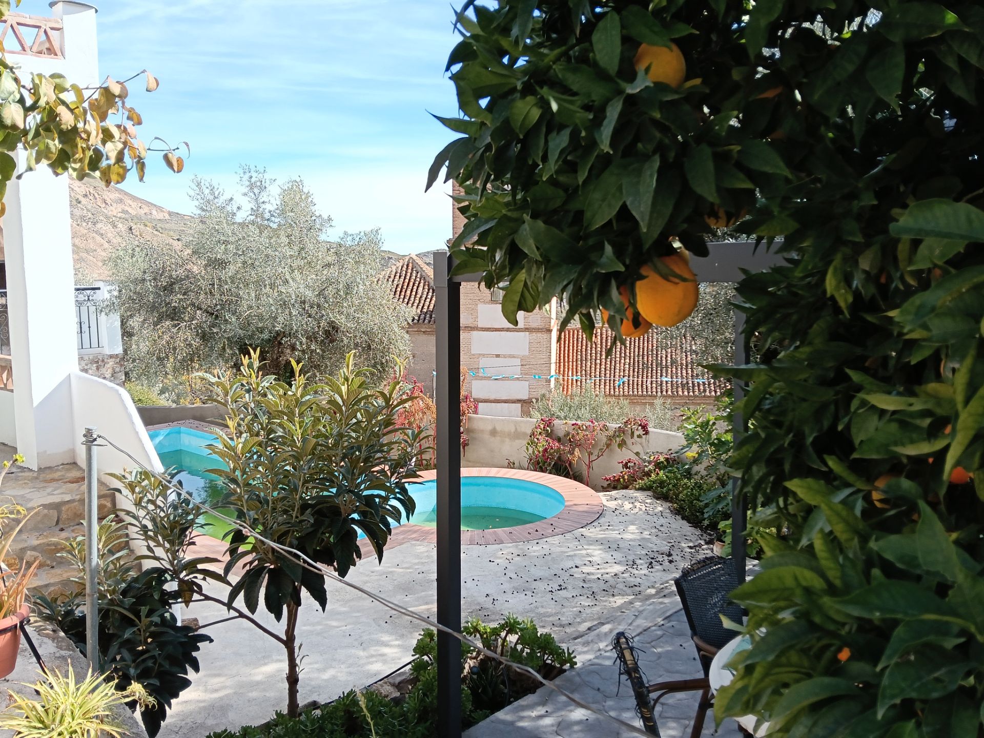 Jardí de Casa o xalet de lloguer en Alpujarra de la Sierra amb Aire condicionat, Calefacció i Jardí privat