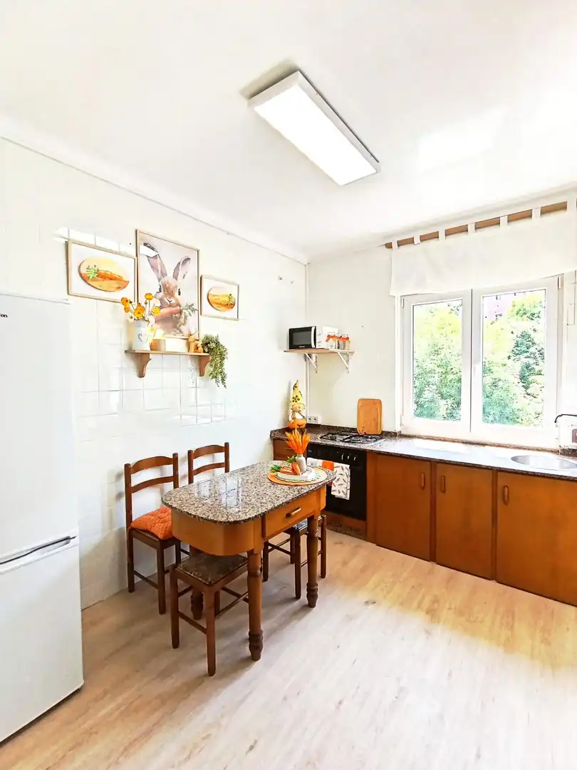 Kitchen of Flat for sale in Langreo  with Heating, Storage room and Furnished