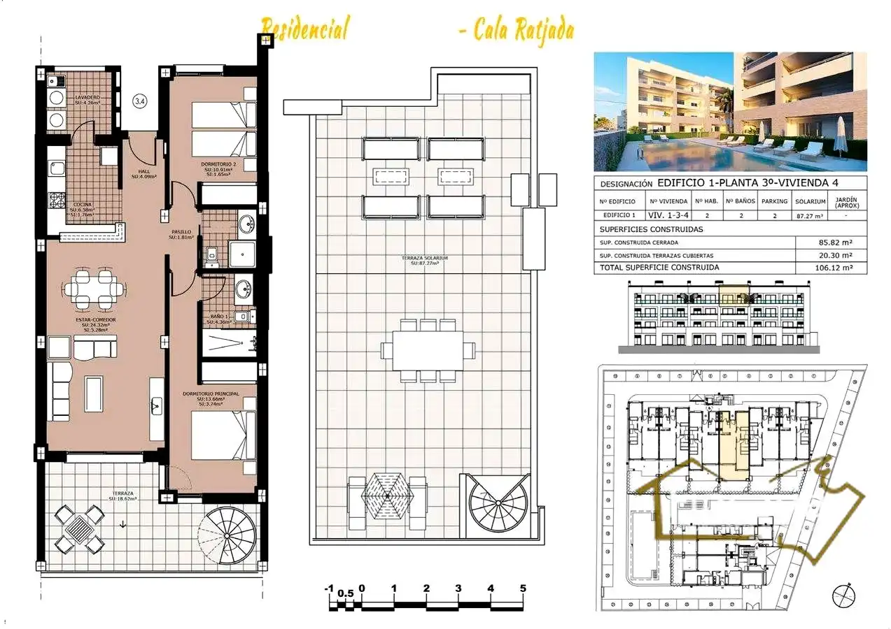 Flat for sale in Capdepera  with Air Conditioner, Private garden and Storage room