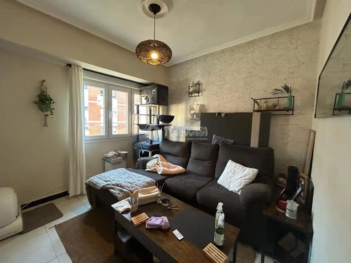 Sala de estar de Piso en venta en Gijón 