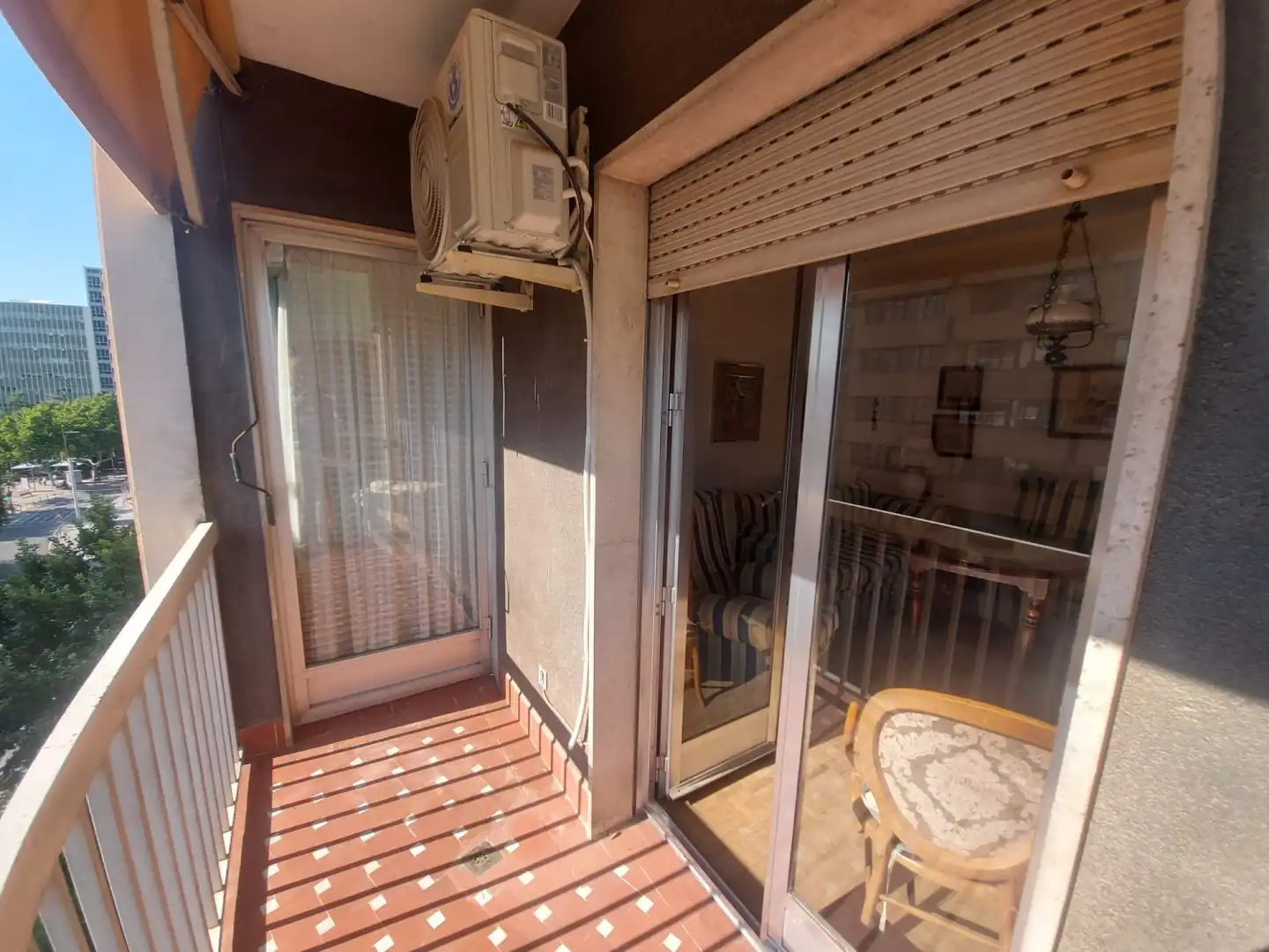 Balcony of Flat for sale in Jaén  with Air Conditioner, Heating and Parquet flooring