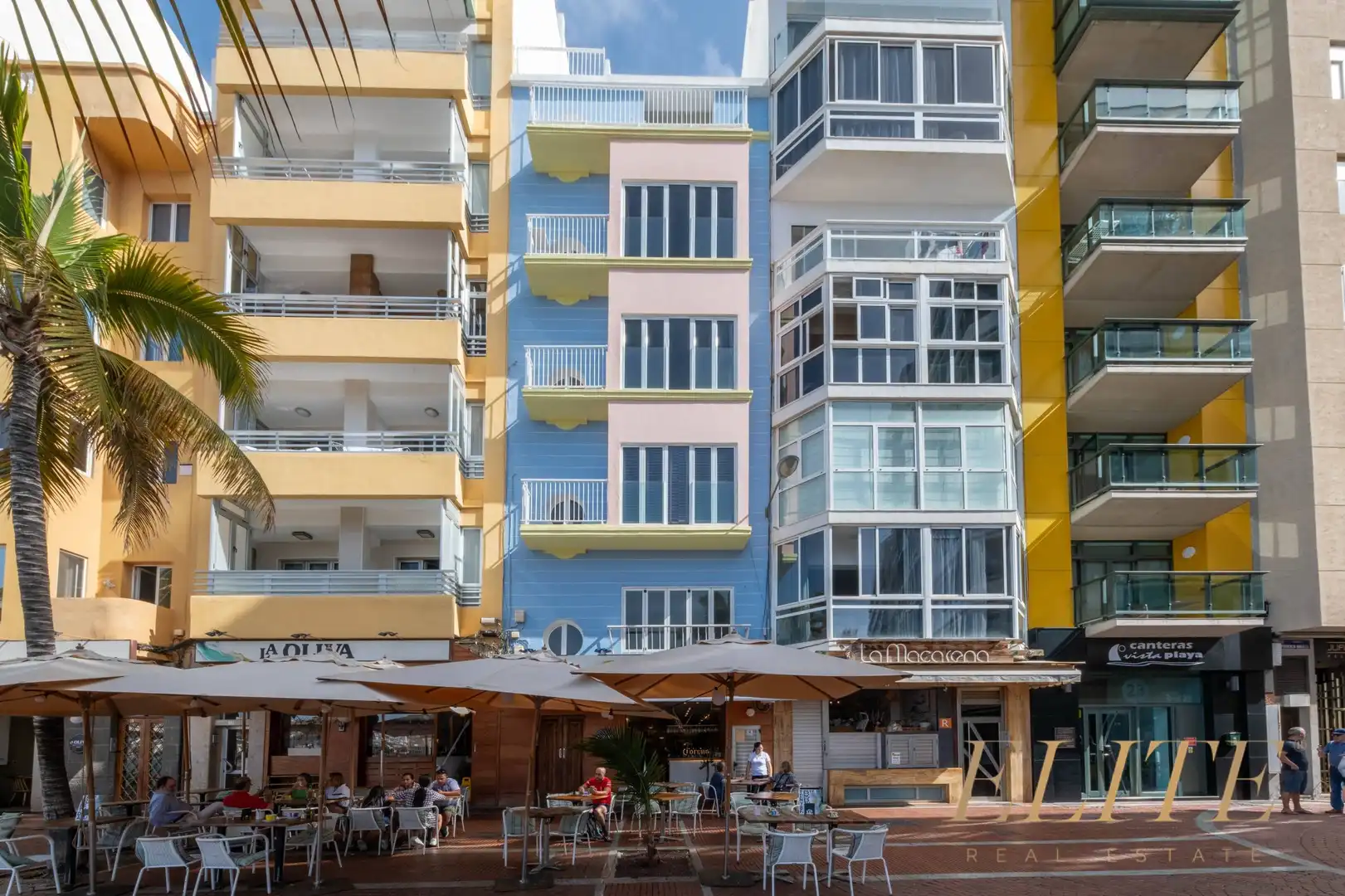 Vista exterior de Piso de alquiler en Las Palmas de Gran Canaria con Aire acondicionado, Calefacción y Parquet