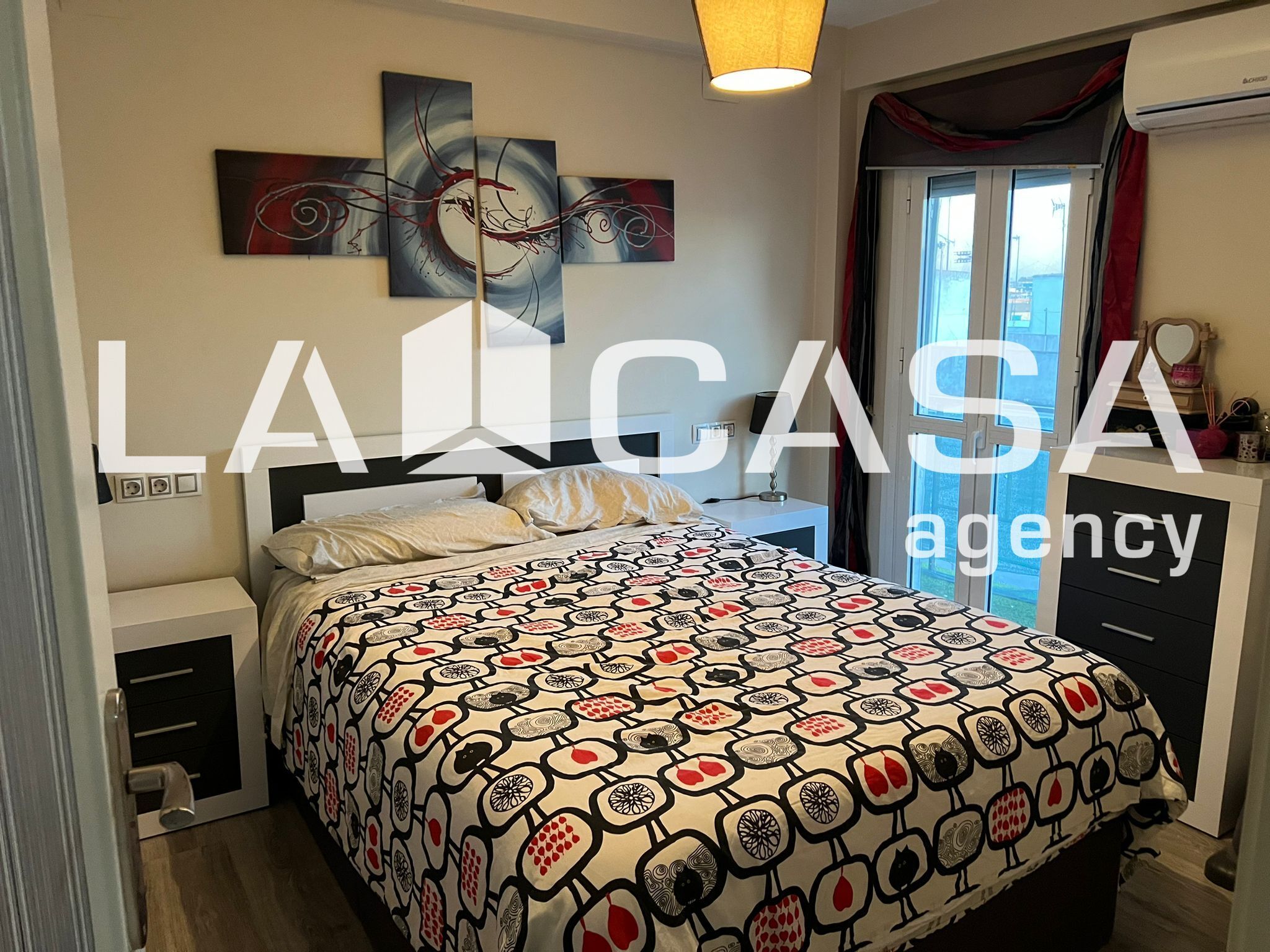 Bedroom of Flat for sale in Dos Hermanas  with Air Conditioner and Balcony