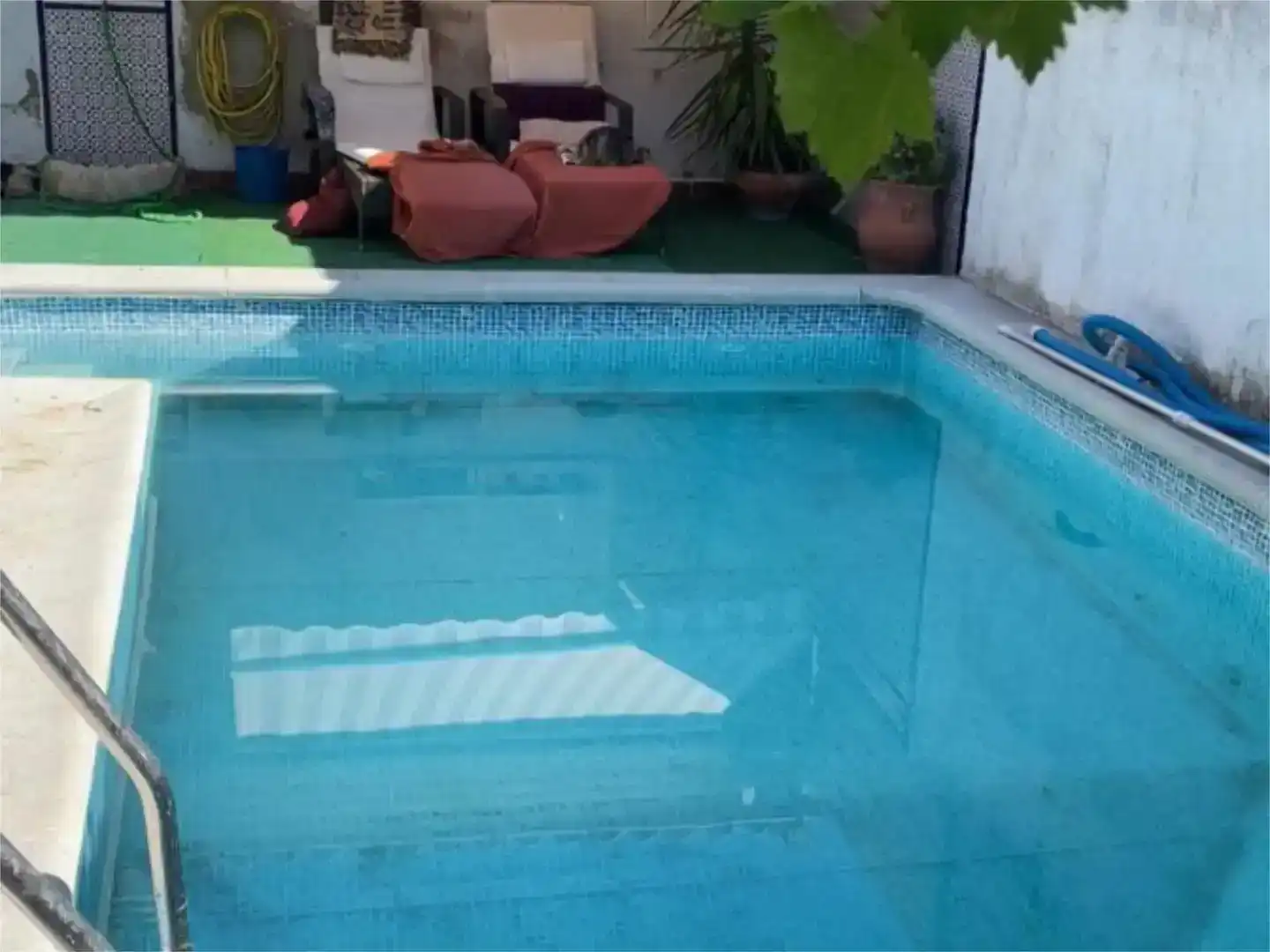 Piscina de Casa o xalet en venda en Aldea del Cano amb Aire condicionat, Jardí privat i Traster