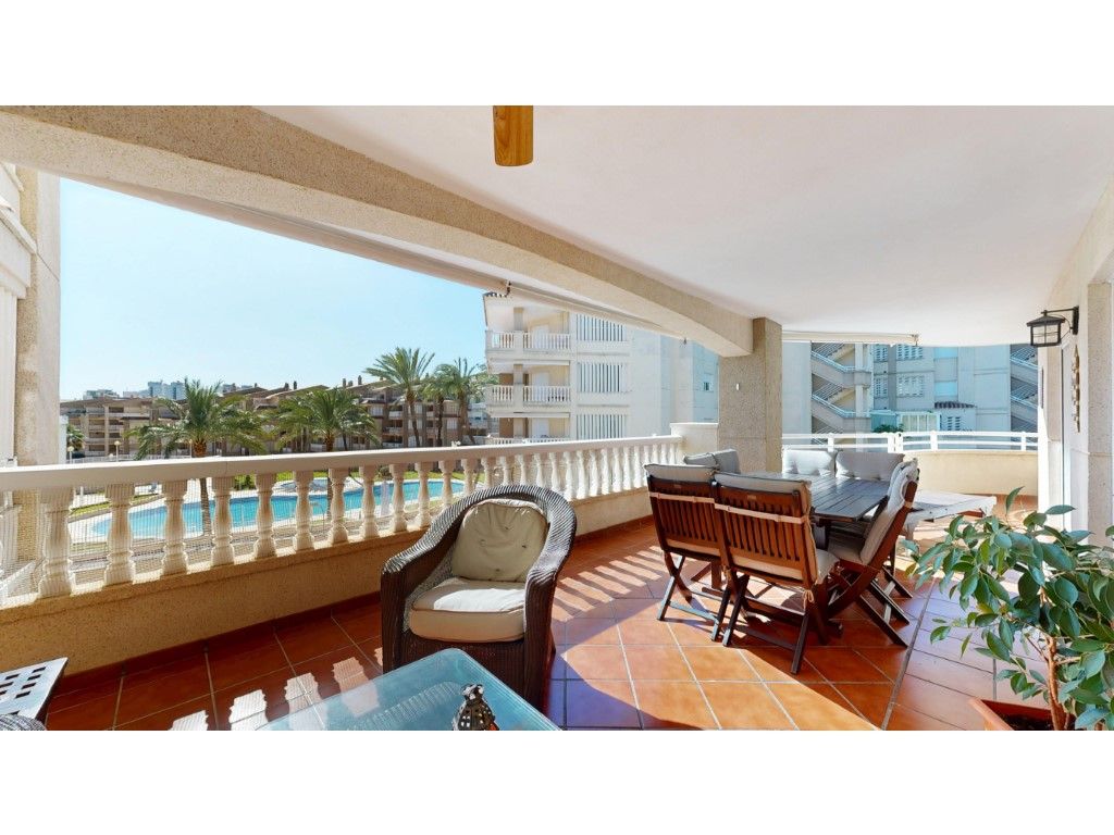 Terrace of Flat for sale in Cullera  with Air Conditioner, Private garden and Terrace