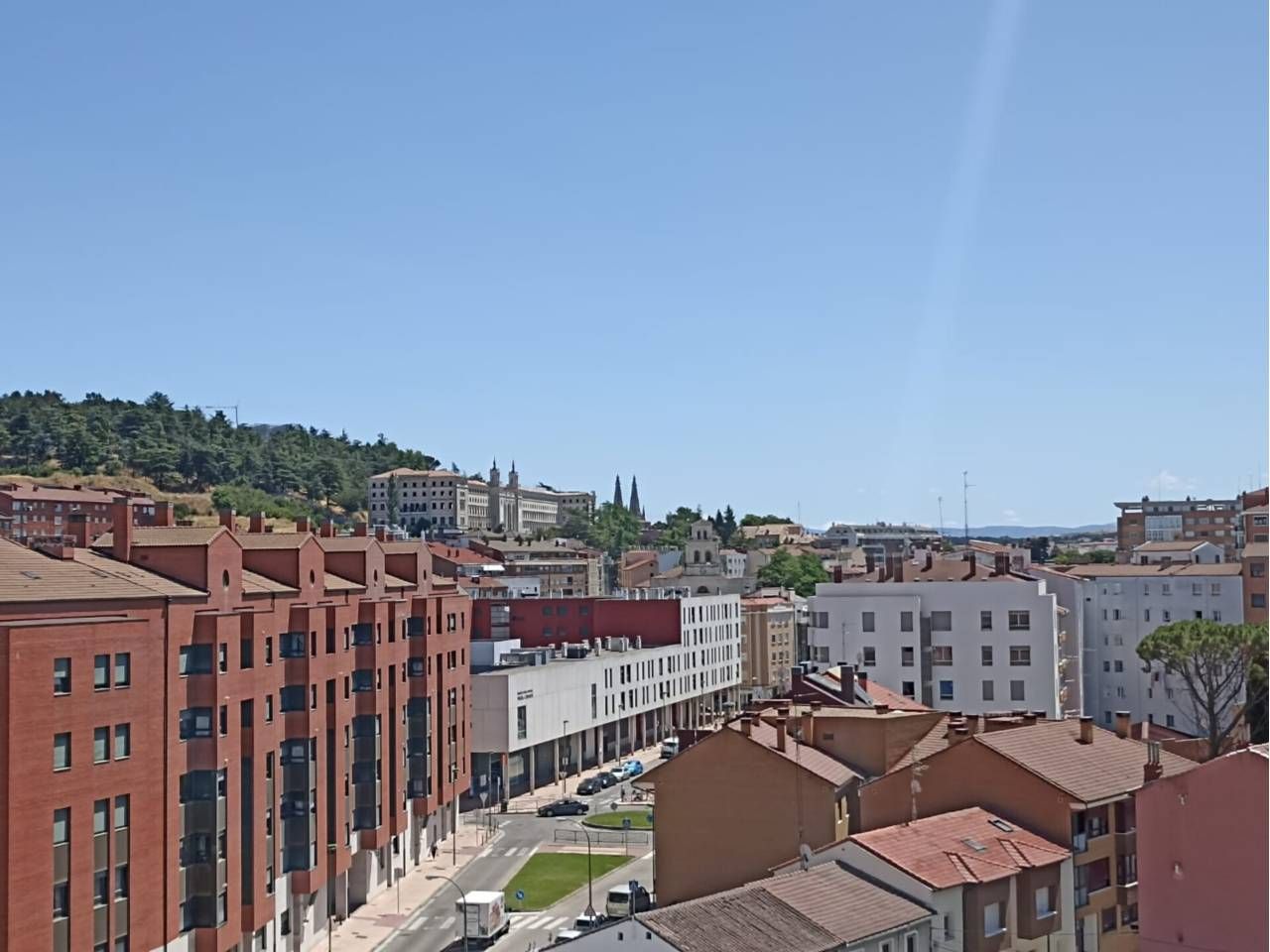 Exterior view of Flat for sale in Burgos Capital  with Heating, Parquet flooring and Terrace