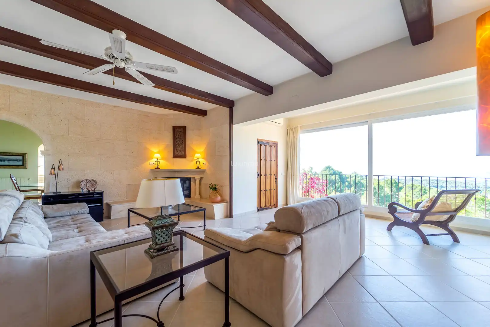 Sala de estar de Casa o chalet en venta en Altea con Aire acondicionado, Calefacción y Terraza
