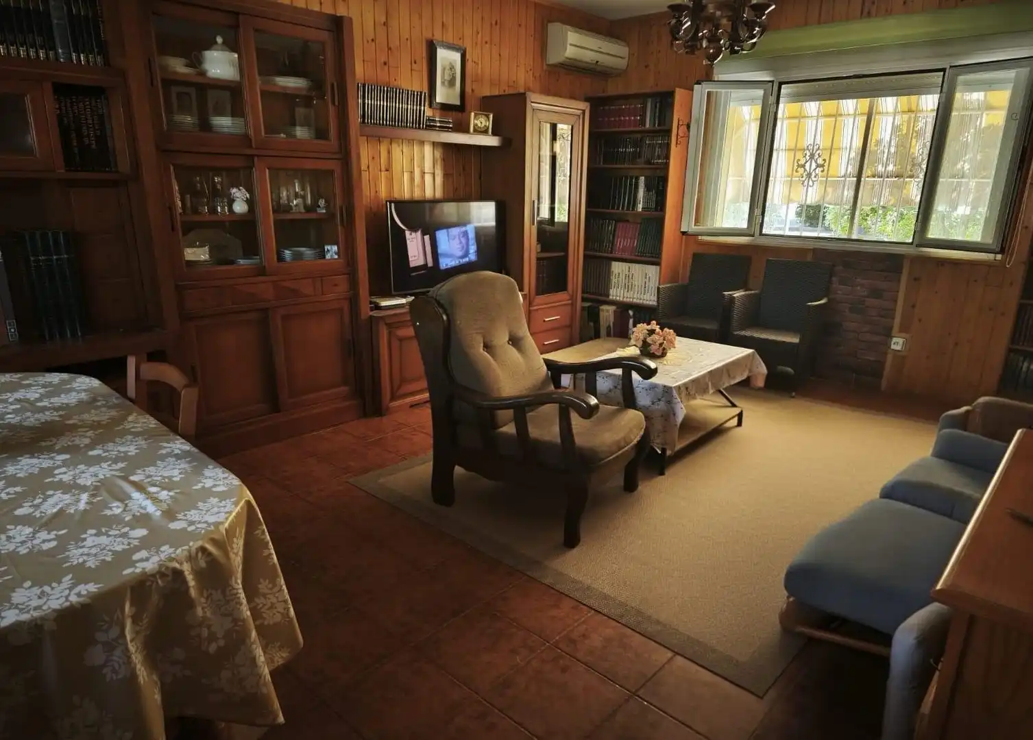 Sala de estar de Casa o chalet en venta en San Román de los Montes, Toledo
