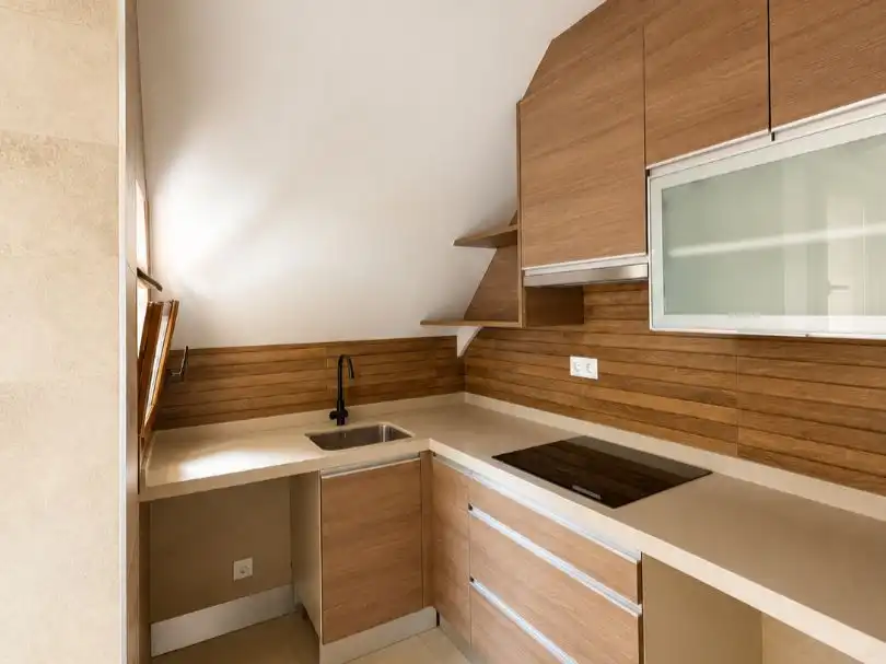 Cocina de Piso en venta en Gijón  con Terraza, Piscina y Balcón