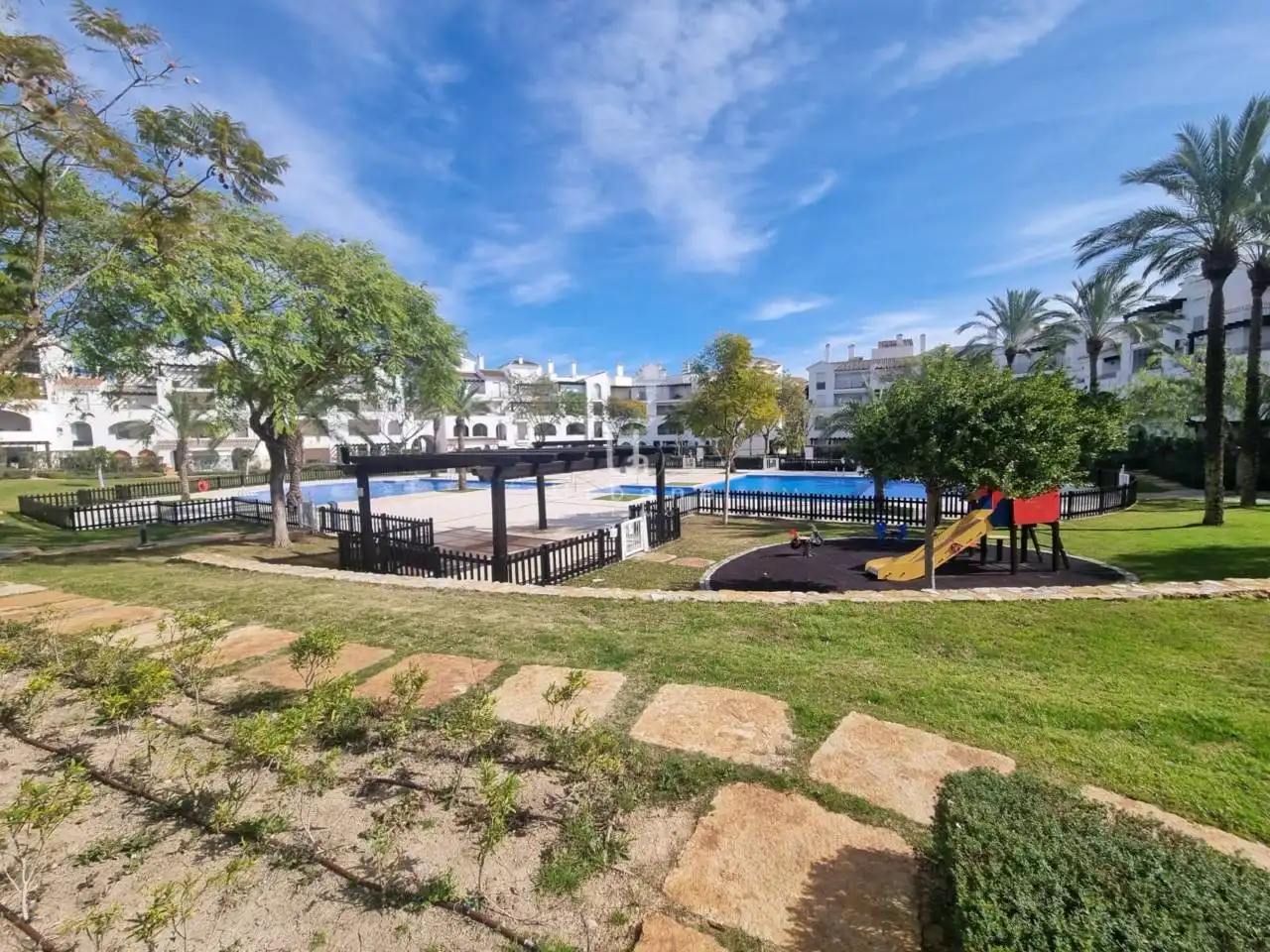 Piscina de Apartamento en venta en Torre-Pacheco con Aire acondicionado, Calefacción y Jardín privado