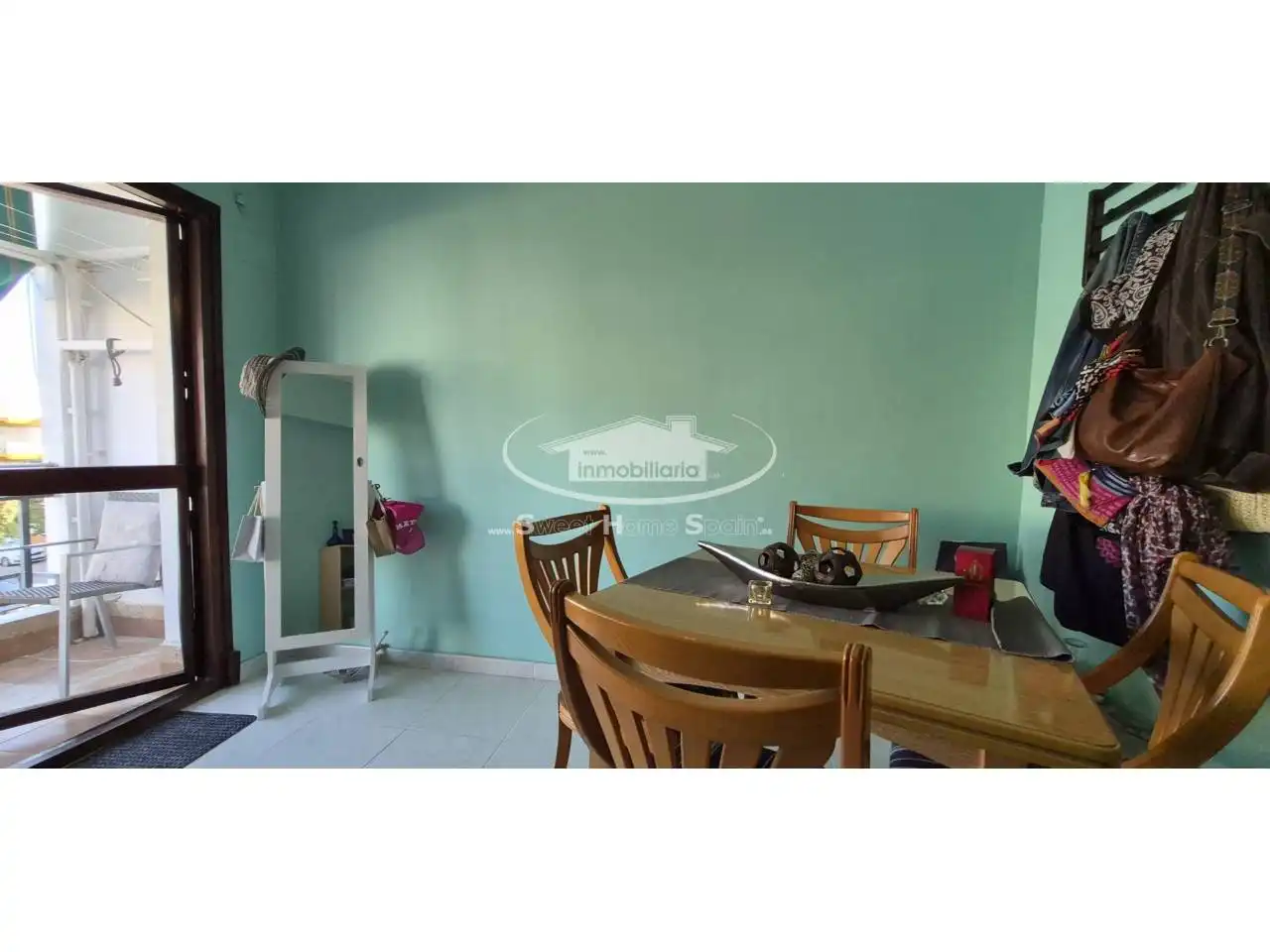 Dining room of Flat for sale in Sanlúcar de Barrameda  with Air Conditioner, Terrace and Furnished