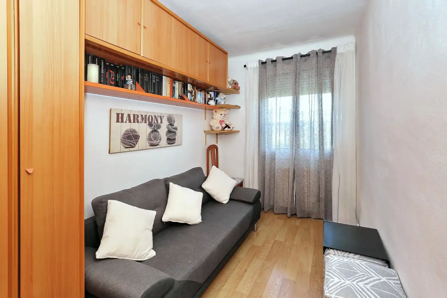 Sala de estar de Piso en venta en Barcelona con Aire acondicionado, Calefacción y Parquet