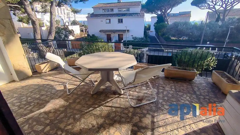 Terrassa de Apartament en venda en Calonge i Sant Antoni amb Balcó