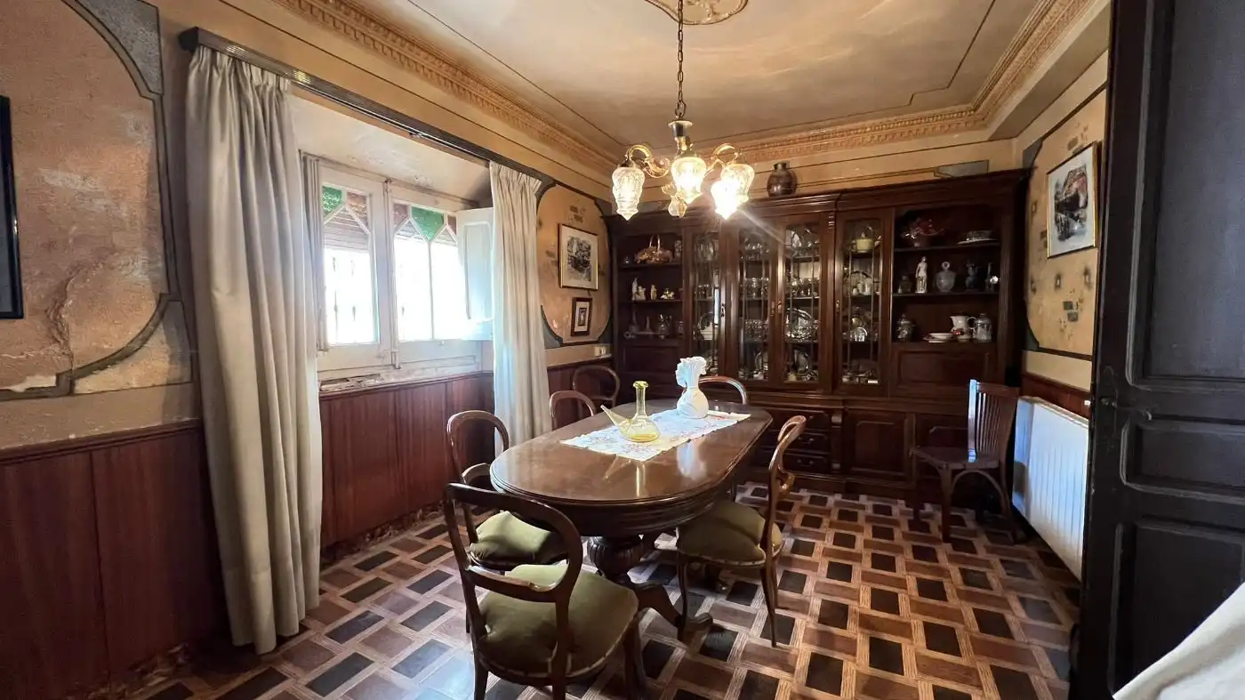 Esszimmer von Haus oder Chalet zum Verkauf in Sant Cugat Sesgarrigues mit Heizung und Balkon