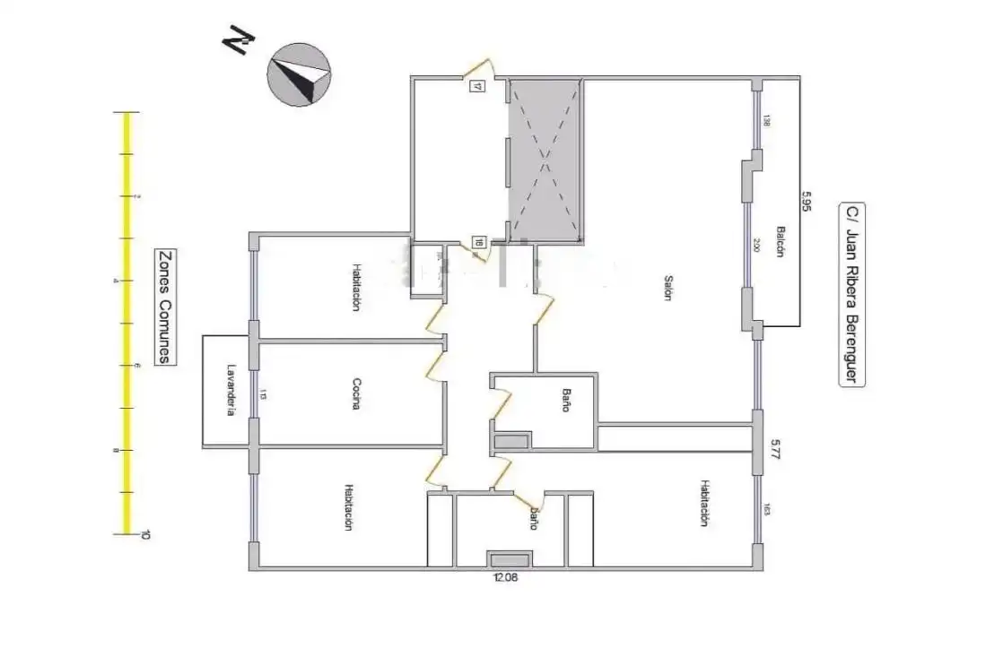 Flat with terrace for sale in Calle Pintor Joan de Ribera Berenguer, imagen 41