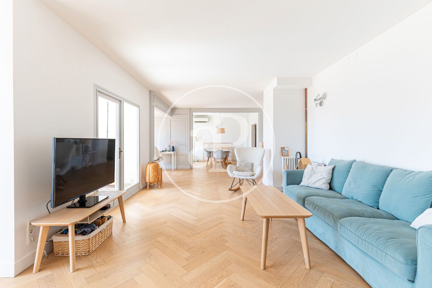 Sala de estar de Piso en venta en Sabadell con Aire acondicionado, Calefacción y Terraza