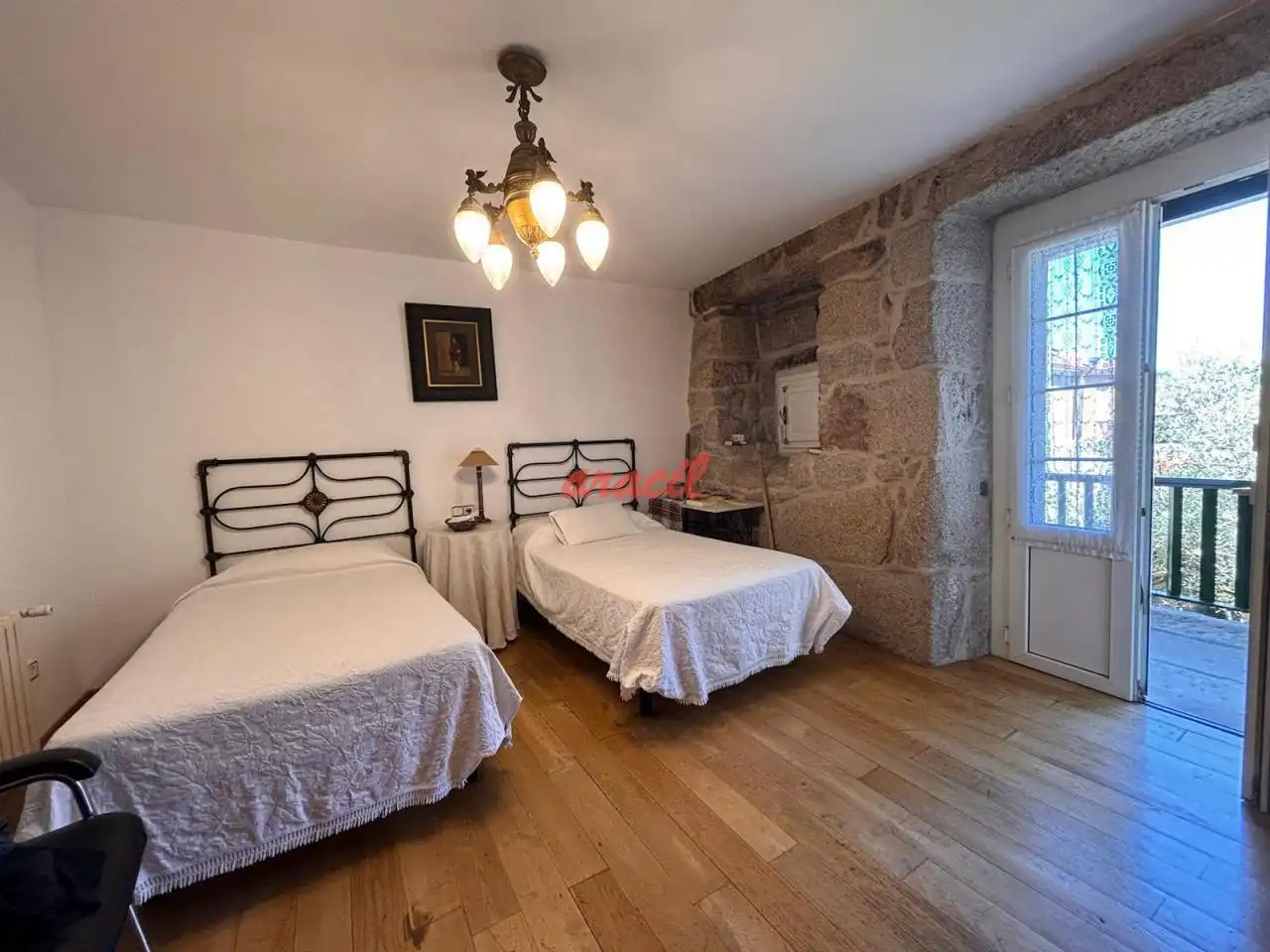 Dormitori de Finca rústica en venda en Vilamarín amb Calefacció, Jardí privat i Terrassa