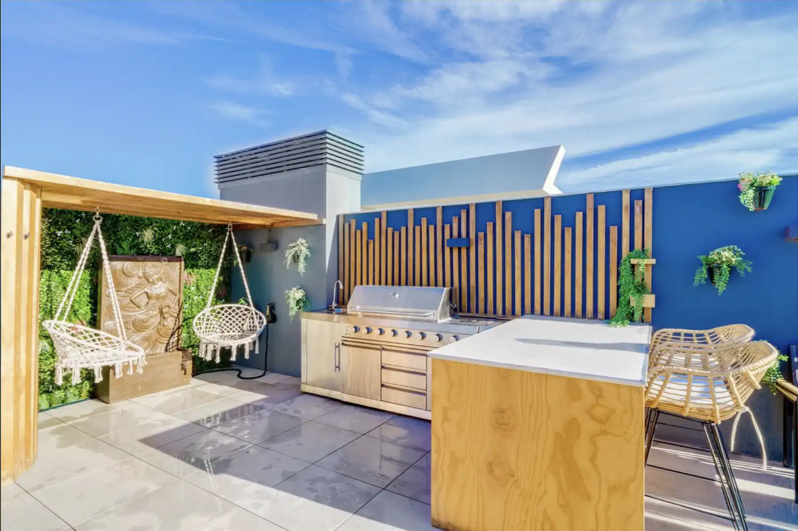 Terrassa de Apartament de lloguer en Estepona amb Aire condicionat, Terrassa i Moblat
