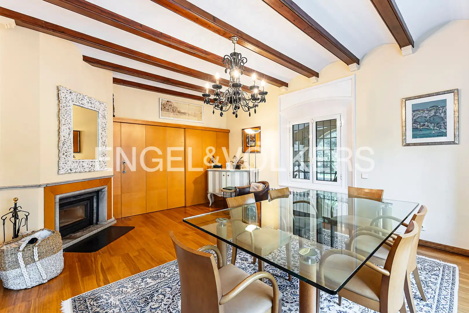 Dining room of Houses for sale in Cerdanyola del Vallès  with Air Conditioner, Heating and Private garden