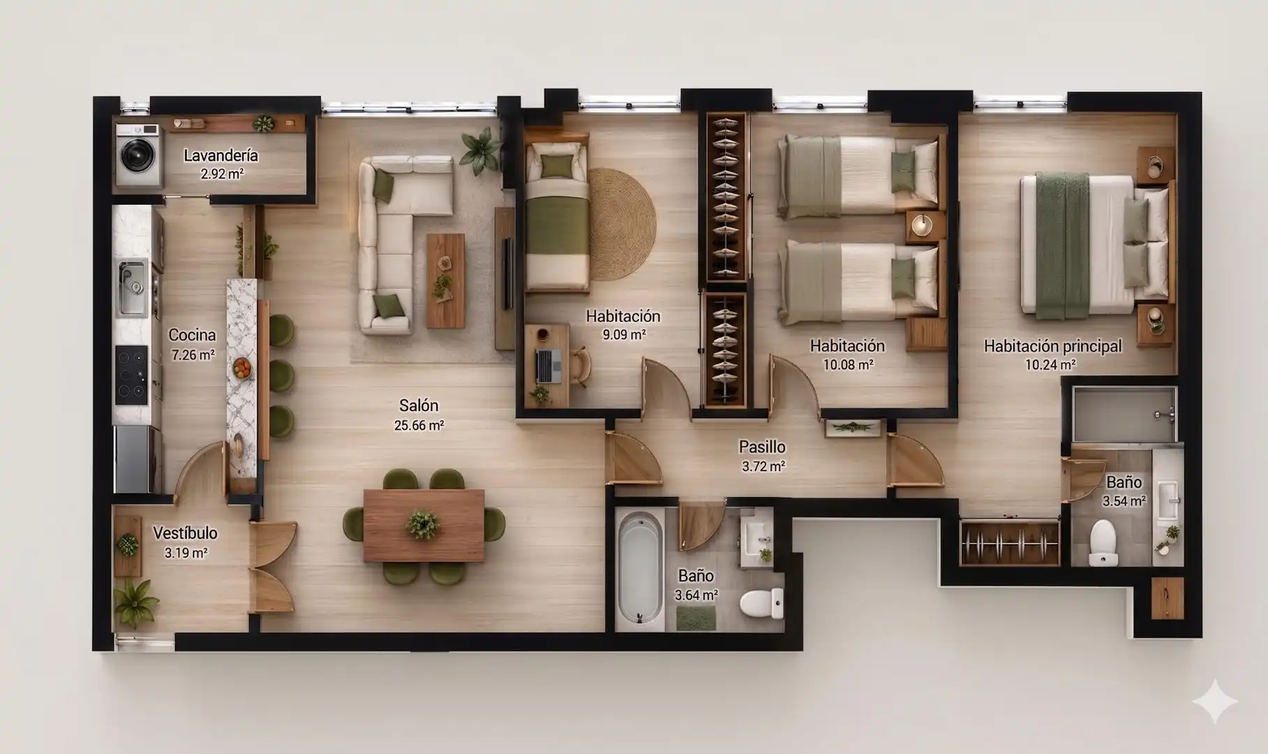Piso en venta en Madrid con Aire acondicionado, Calefacción y Parquet