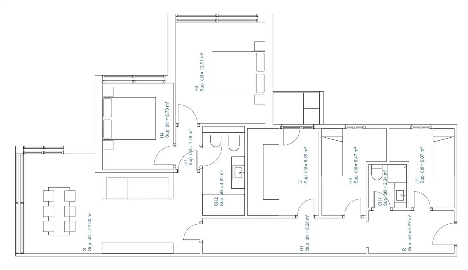 Piso con terraza en venta en COMTE URGELL, imagen 38