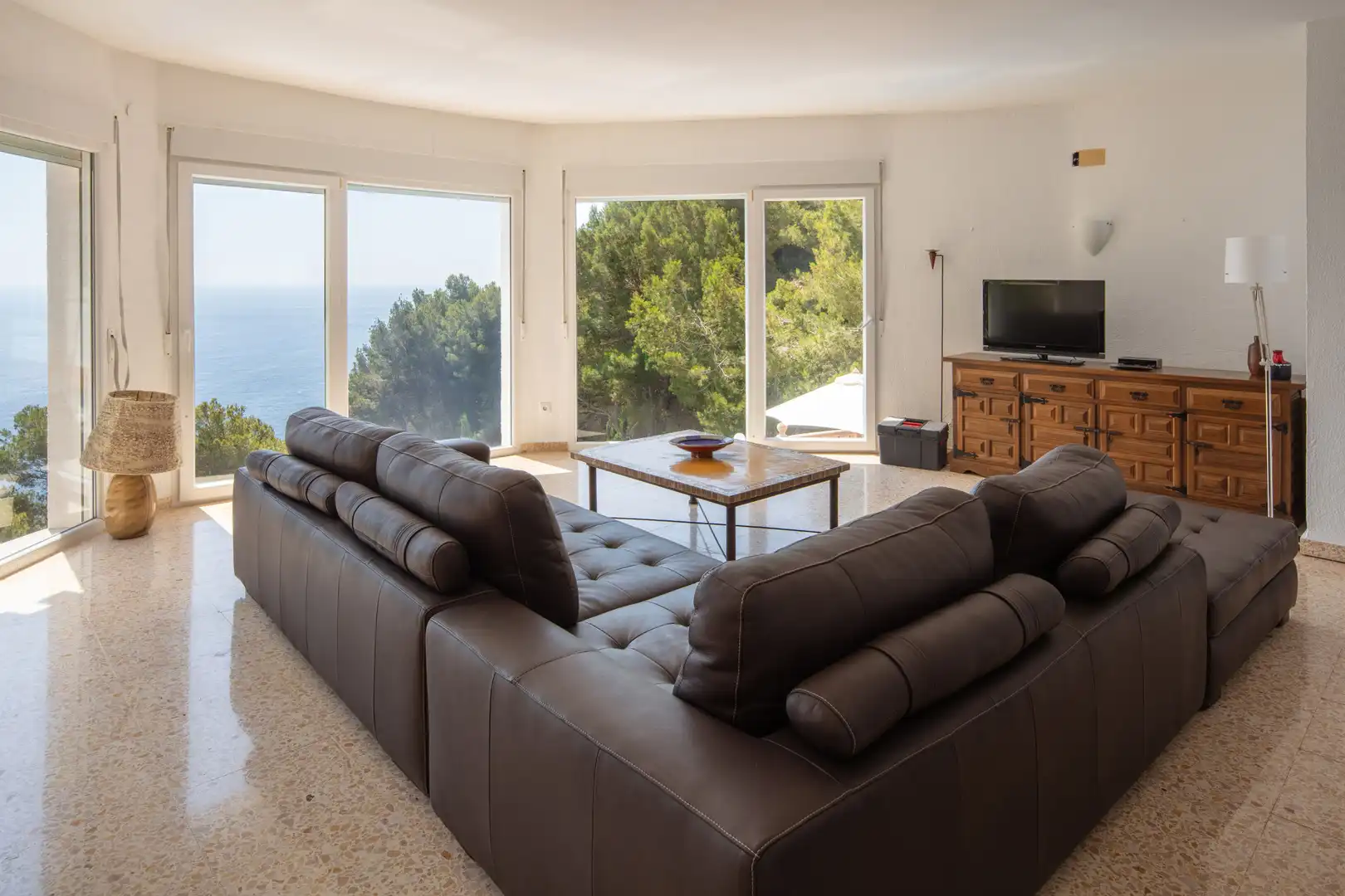 Sala de estar de Casa o chalet en venta en Jávea / Xàbia con Aire acondicionado, Jardín privado y Terraza