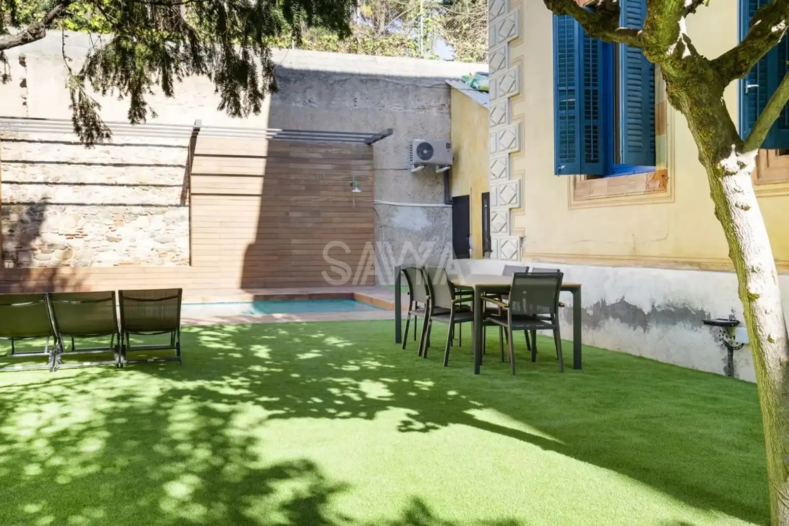 Terraza de Piso de alquiler en Población de Arroyo con Piscina