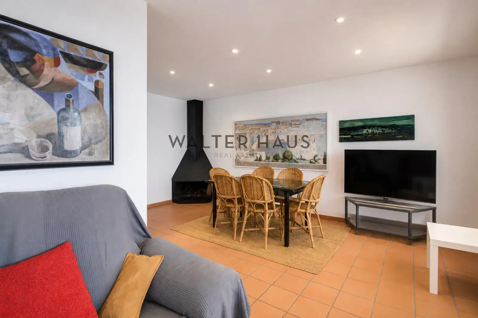 Sala d'estar de Casa o xalet en venda en Palamós amb Aire condicionat, Terrassa i Balcó