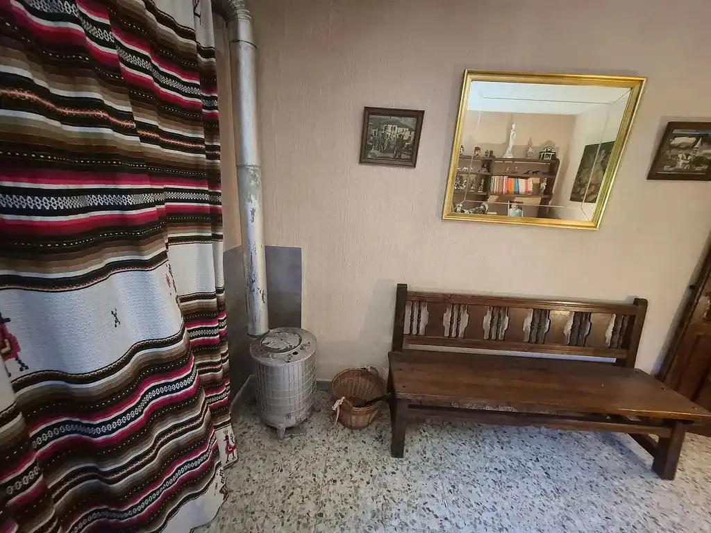 Sala de estar de Casa adosada en venta en Santa María de la Alameda con Jardín privado y Terraza