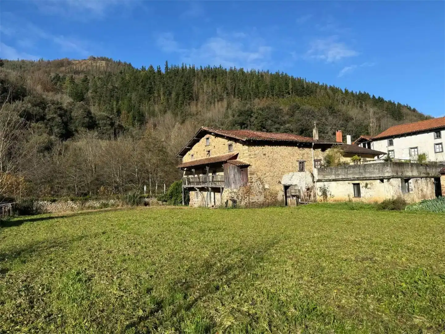 Vista exterior de Finca rústica en venda en Ataun amb Balcó