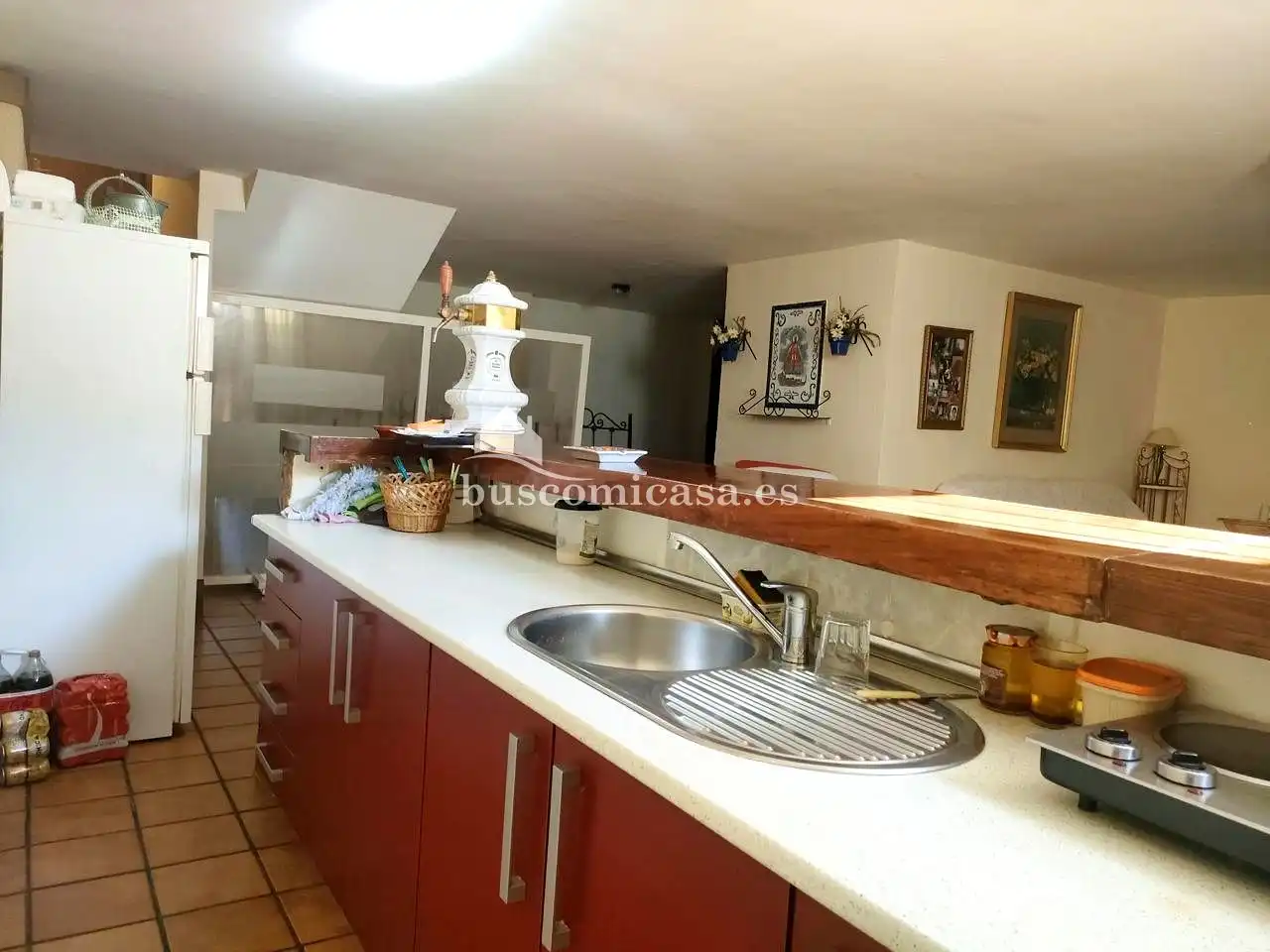 Cuina de Casa o xalet en venda en Mengíbar amb Aire condicionat i Terrassa