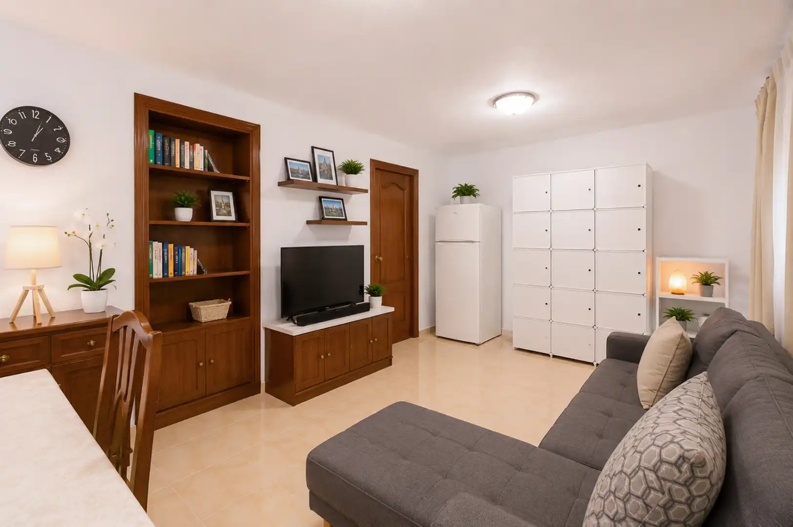 Wohnzimmer von Wohnung zum Verkauf in Madrid mit Klimaanlage, Heizung und Terrasse