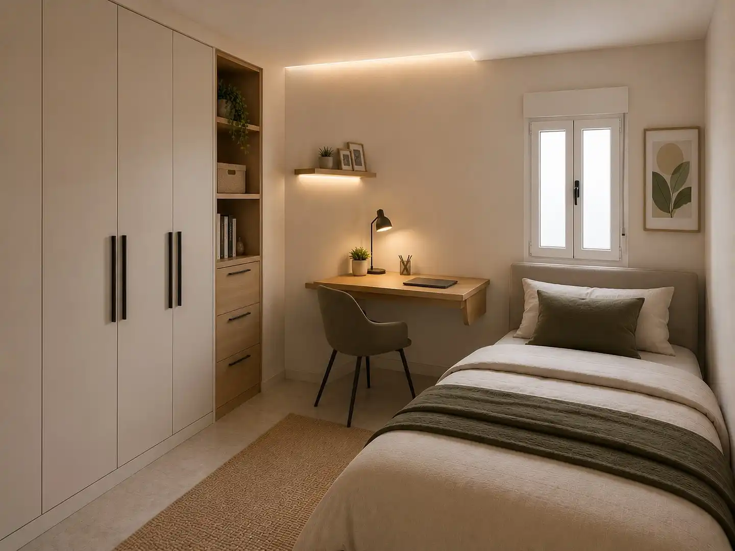 Habitación de Piso de alquiler en Madrid con Aire acondicionado, Calefacción y Parquet