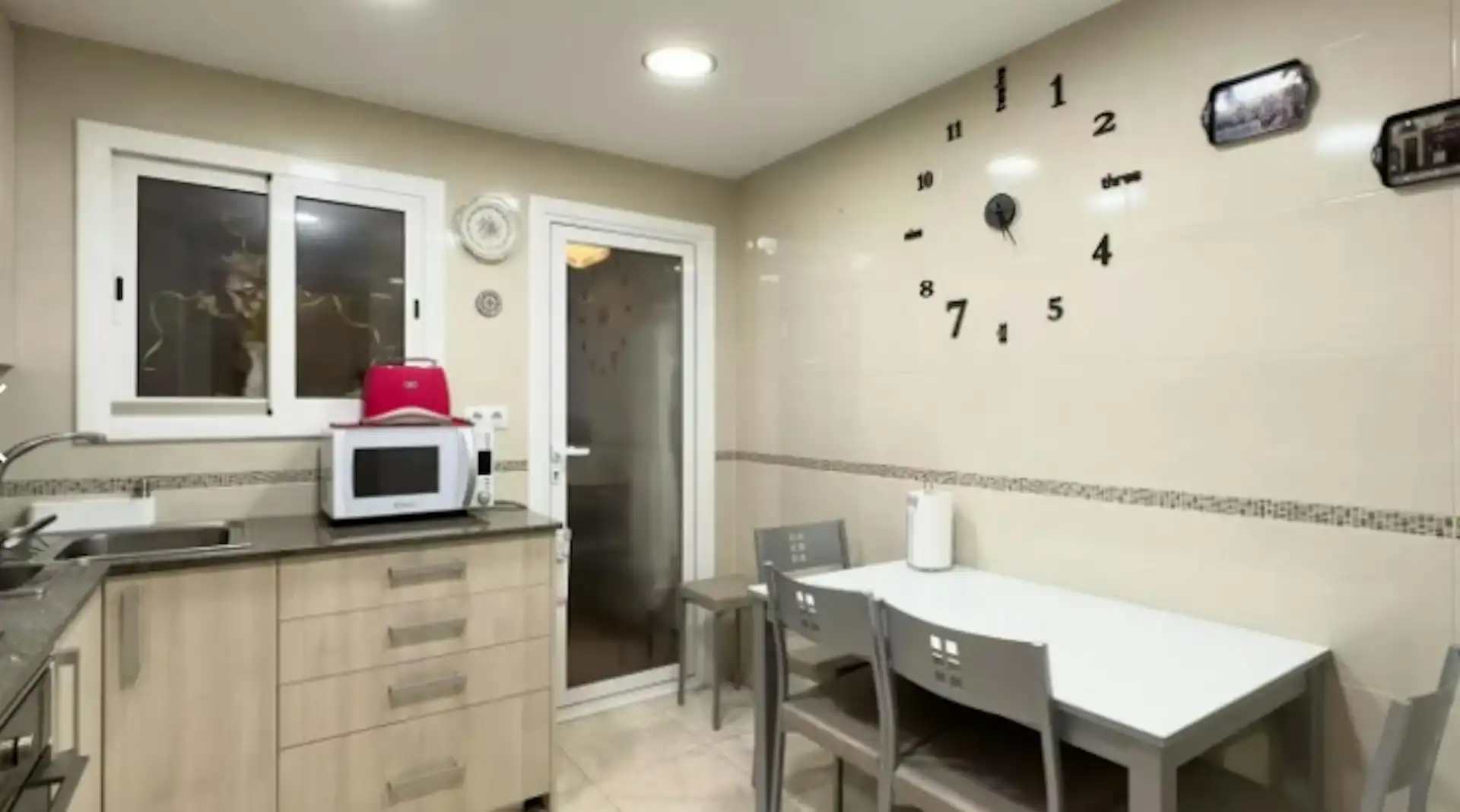 Kitchen of Flat for rent in Barcelona  with Furnished, Washing machine and TV