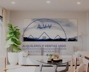 Living room of Flat for sale in Vigo   with Heating, Parquet flooring and Terrace