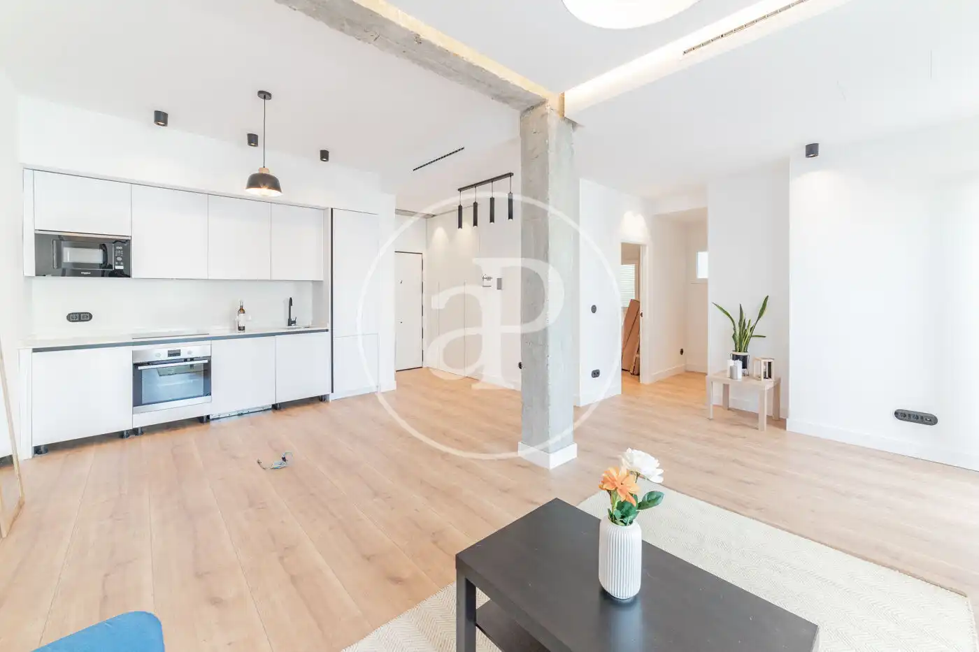 Sala de estar de Ático en venta en Madrid con Aire acondicionado, Calefacción y Terraza