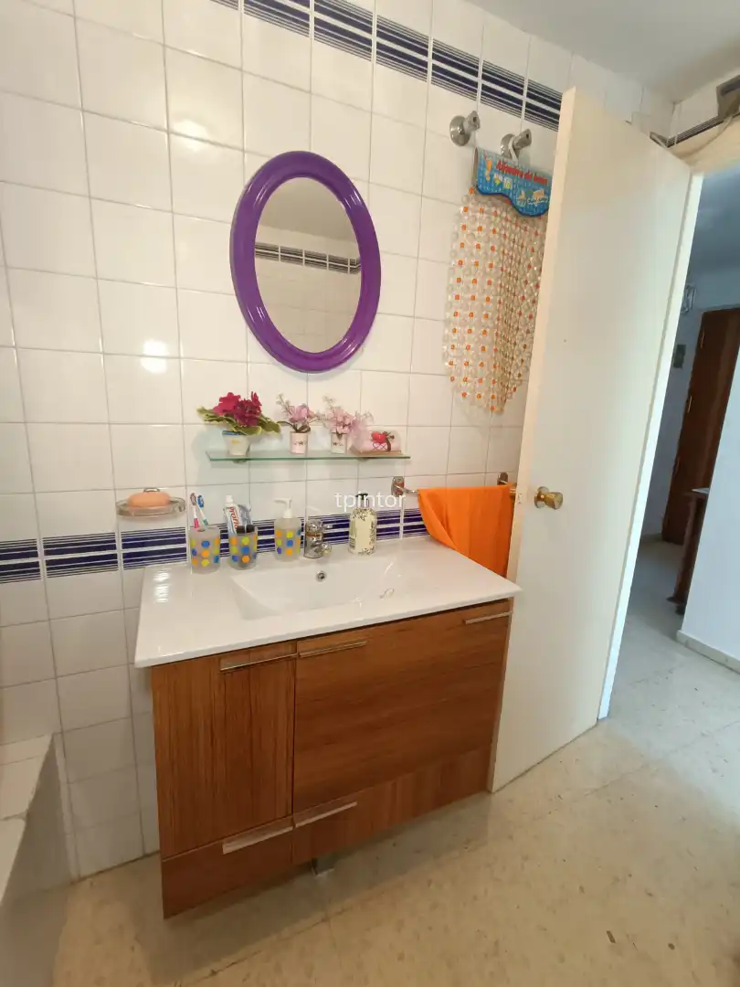 Badezimmer von Wohnung zum Verkauf in Cáceres mit Terrasse, Möbliert und Ofen