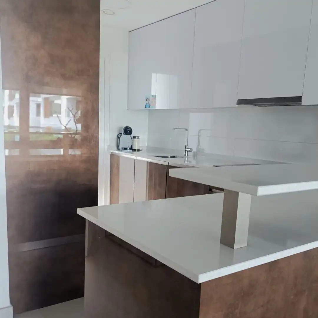 Cocina de Apartamento en venta en Mazarrón con Aire acondicionado, Terraza y Trastero