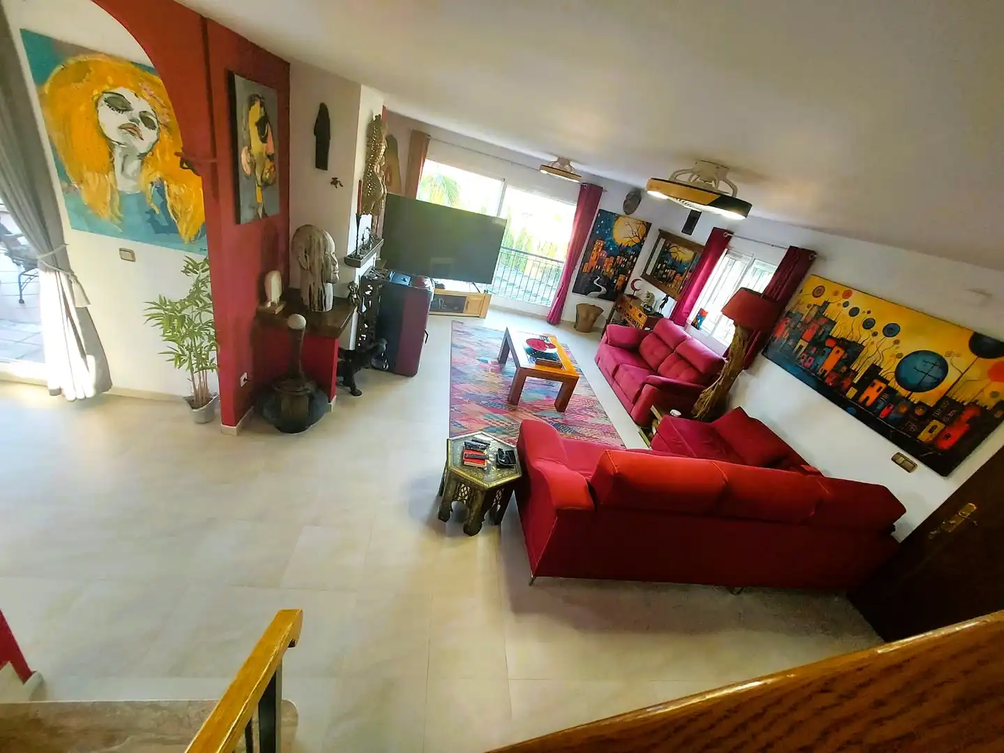 Sala de estar de Casa o chalet en venta en Calasparra con Jardín privado y Piscina