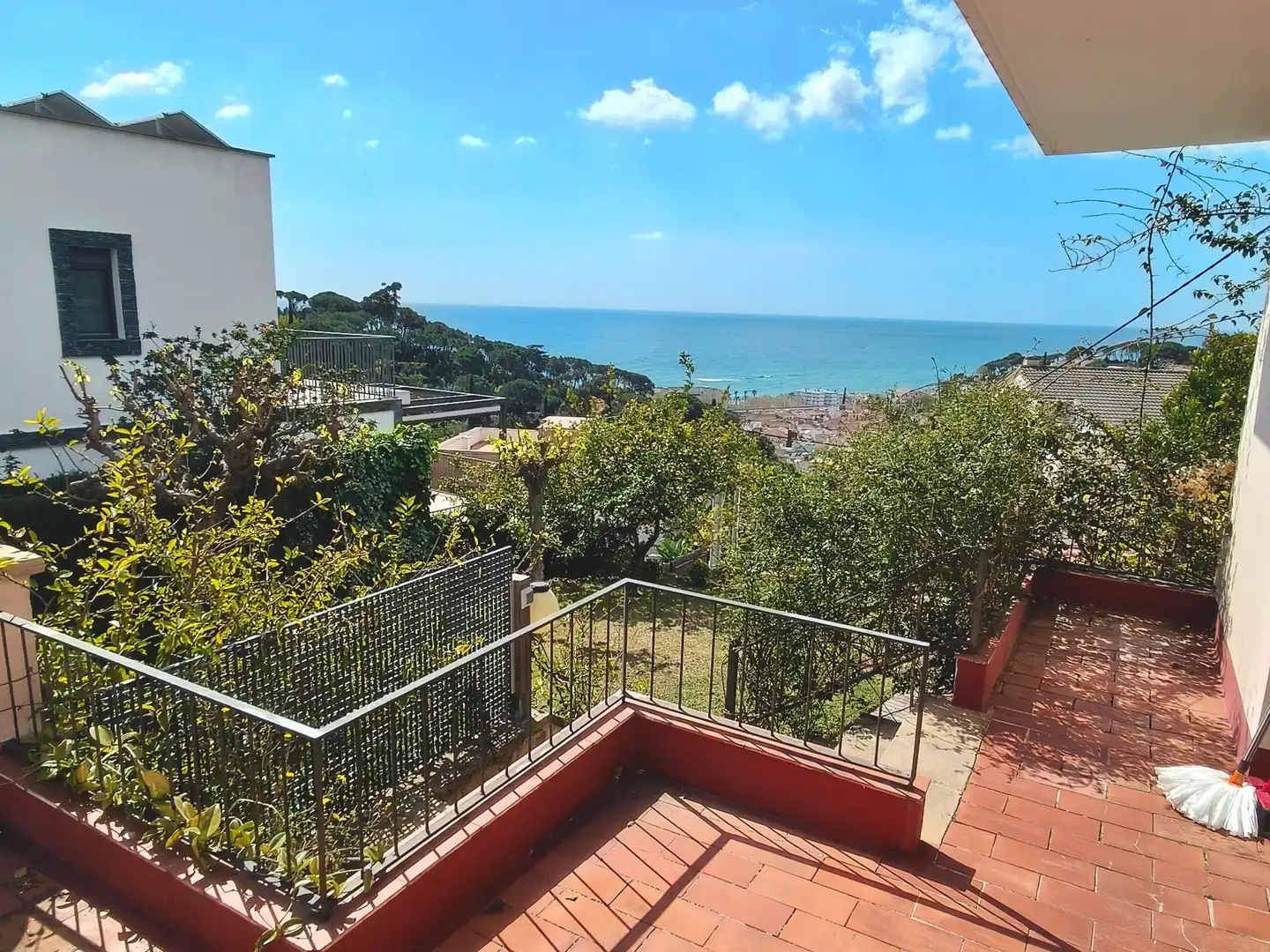 Terraza de Casa o chalet de alquiler en Caldes d'Estrac con Aire acondicionado, Calefacción y Jardín privado