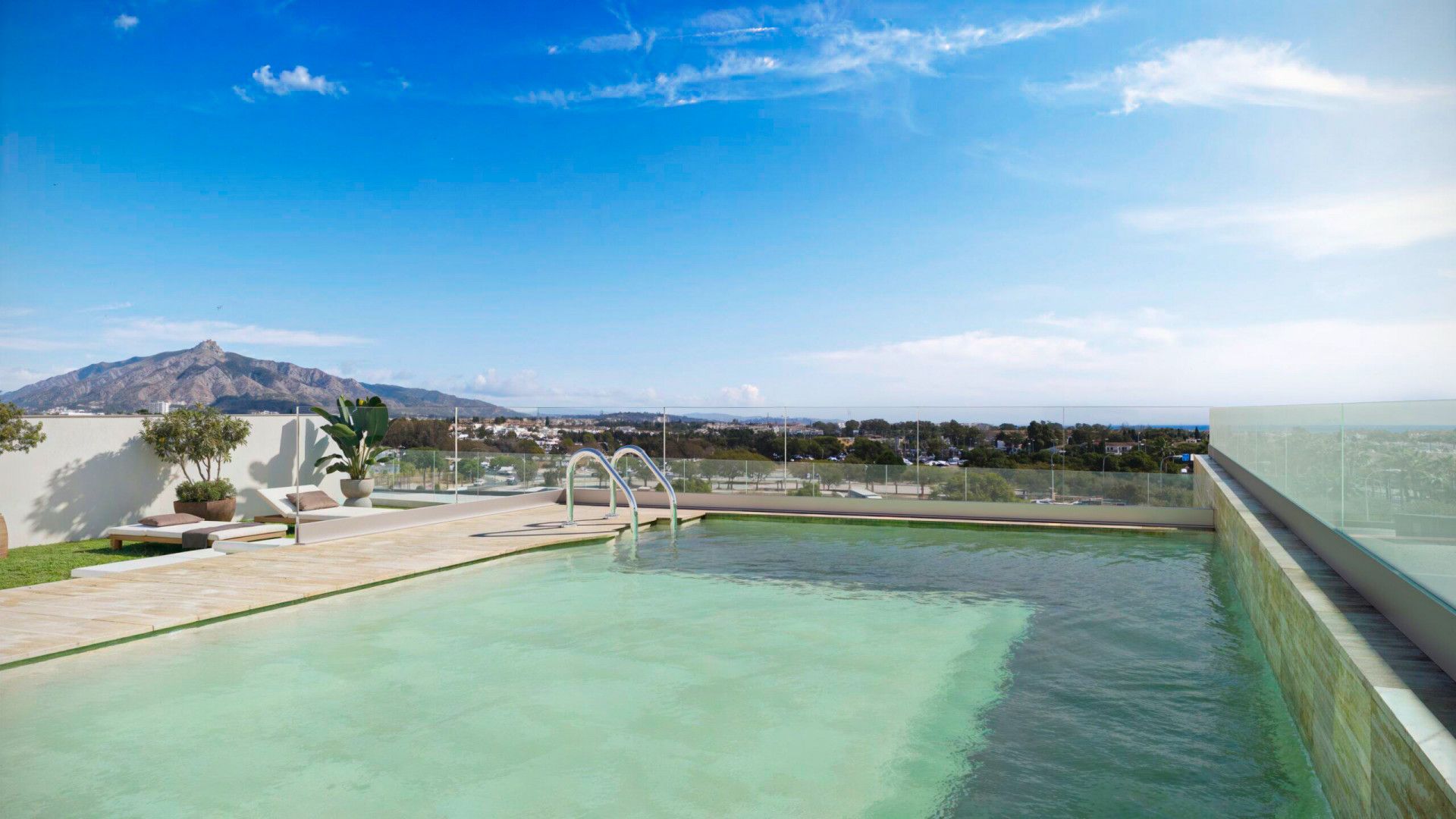 Piscina de Planta baixa en venda en Marbella amb Aire condicionat, Calefacció i Terrassa