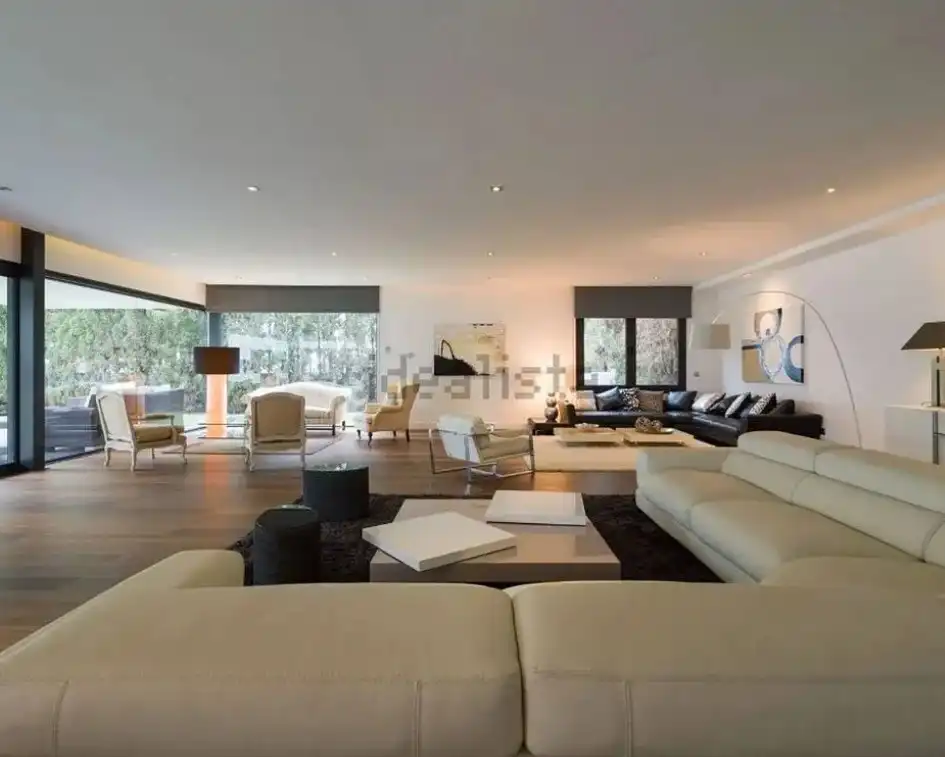 Sala d'estar de Casa o xalet en venda en Las Palmas de Gran Canaria amb Aire condicionat, Jardí privat i Terrassa