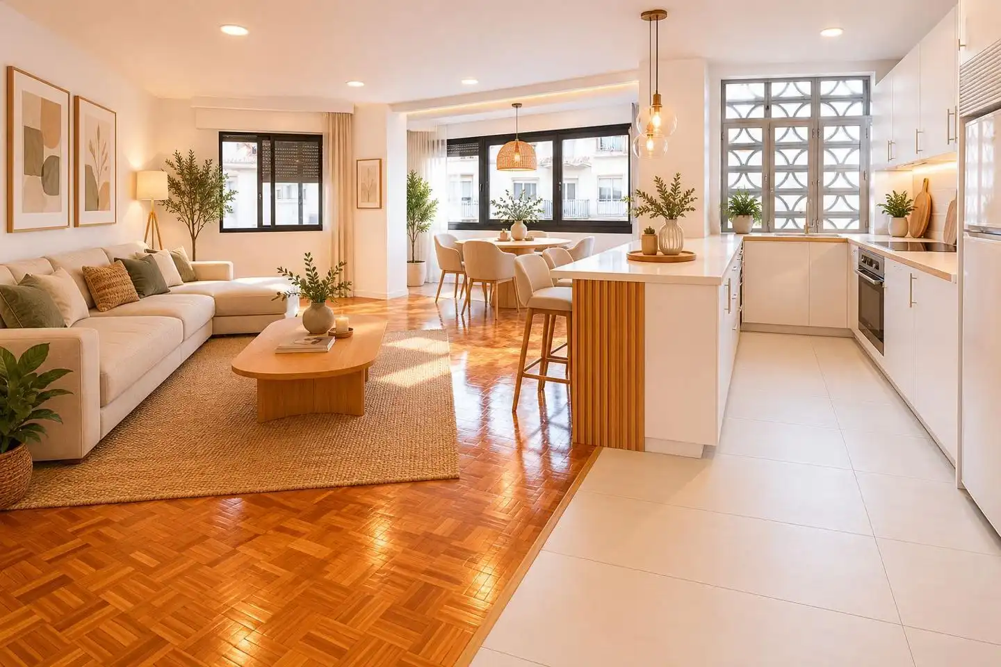 Sala de estar de Piso en venta en Madrid